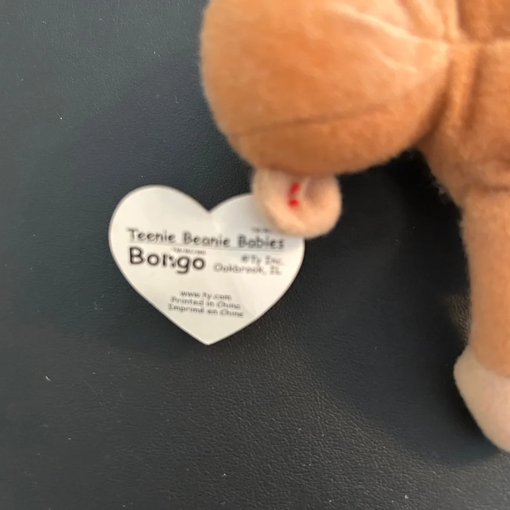 Ty Brown Plush Stuffed Animal Monkey - Picture 5 of 5